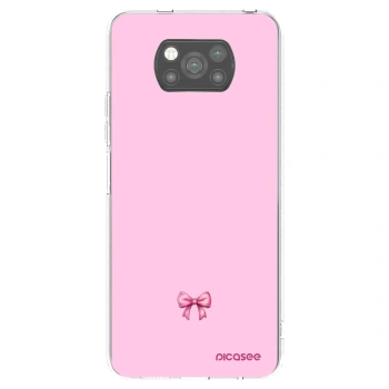 Picasee silikonový černý obal pro Xiaomi Poco X3 - Blush bow