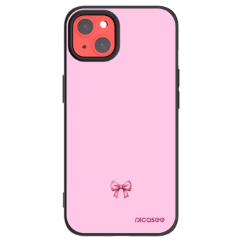 Picasee silikonový černý obal pro Apple iPhone 13 - Blush bow