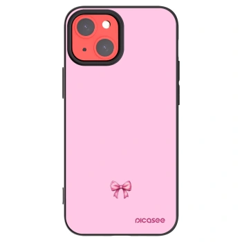 Picasee silikonový černý obal pro Apple iPhone 13 mini - Blush bow