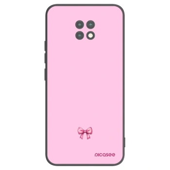 Picasee silikonový černý obal pro Xiaomi Redmi Note 9T - Blush bow
