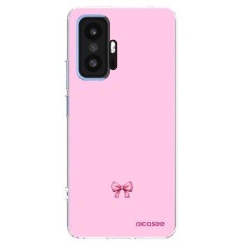 Picasee silikonový průhledný obal pro Xiaomi 11T Pro - Blush bow