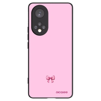 Picasee silikonový černý obal pro Honor 50 5G - Blush bow