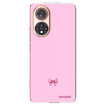 Picasee silikonový průhledný obal pro Honor 50 5G - Blush bow