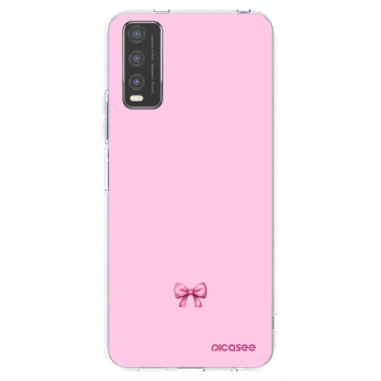 Picasee silikonový průhledný obal pro Vivo Y20s - Blush bow