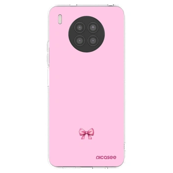 Picasee silikonový průhledný obal pro Huawei Nova 8i - Blush bow