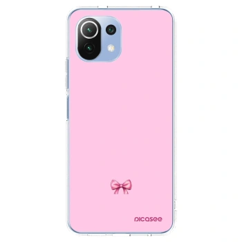 Picasee silikonový průhledný obal pro Xiaomi 11 Lite 5G NE - Blush bow