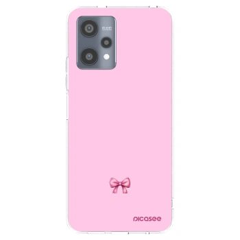 Picasee silikonový průhledný obal pro Realme 9 Pro 5G - Blush bow