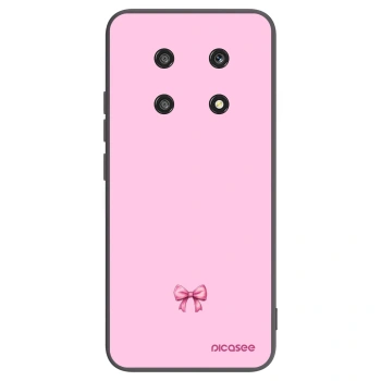 Picasee silikonový černý obal pro Honor Magic4 Lite 5G - Blush bow