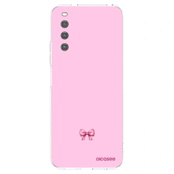 Picasee silikonový průhledný obal pro Sony Xperia 10 IV 5G - Blush bow