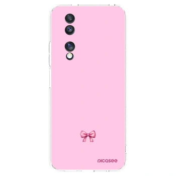 Picasee silikonový průhledný obal pro Honor 70 - Blush bow