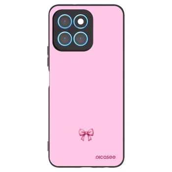 Picasee silikonový černý obal pro Honor X8 5G - Blush bow