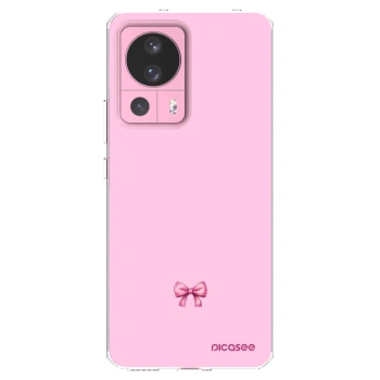 Picasee silikonový průhledný obal pro Xiaomi 13 Lite - Blush bow