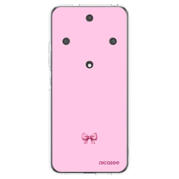 Picasee silikonový průhledný obal pro Honor Magic5 Lite 5G - Blush bow
