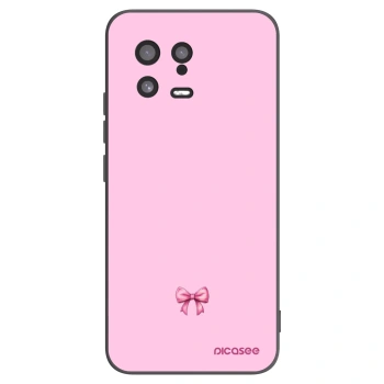 Picasee silikonový černý obal pro Xiaomi 13 - Blush bow
