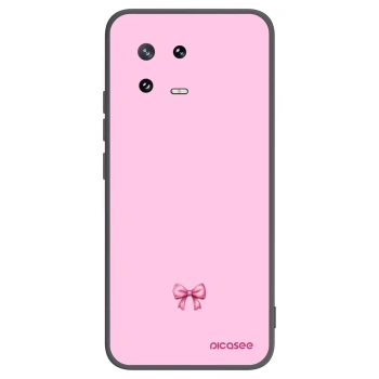 Picasee silikonový černý obal pro Xiaomi 13 Pro - Blush bow
