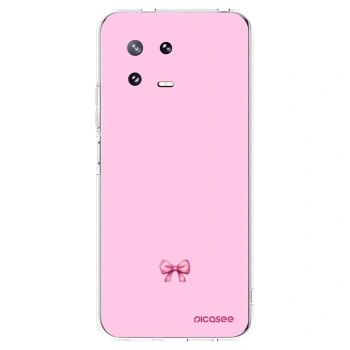 Picasee silikonový průhledný obal pro Xiaomi 13 Pro - Blush bow