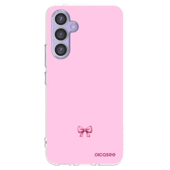 Picasee silikonový průhledný obal pro Samsung Galaxy A54 5G A546B - Blush bow