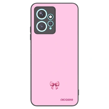 Picasee silikonový černý obal pro Xiaomi Redmi Note 12 4G - Blush bow