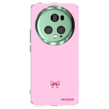 Picasee silikonový průhledný obal pro Honor Magic5 Pro - Blush bow