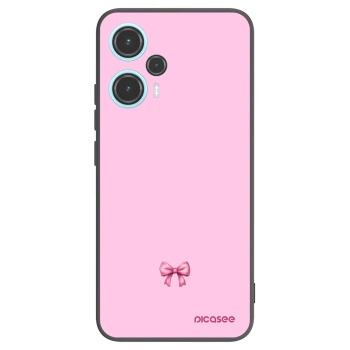Picasee silikonový černý obal pro Xiaomi Poco F5 - Blush bow