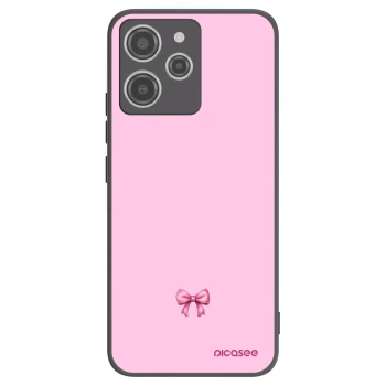 Picasee silikonový černý obal pro Xiaomi Redmi 12 4G - Blush bow