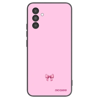 Picasee silikonový černý obal pro Samsung Galaxy A04s A047F - Blush bow