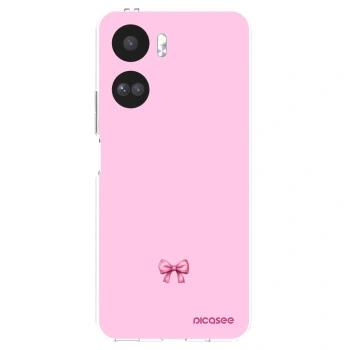 Picasee silikonový průhledný obal pro Honor 90 Lite 5G - Blush bow
