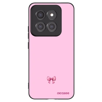 Picasee silikonový černý obal pro Xiaomi 14 Pro - Blush bow