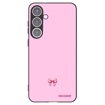 Picasee silikonový černý obal pro Samsung Galaxy S24+ S926B 5G - Blush bow