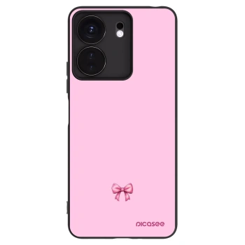 Picasee silikonový černý obal pro Xiaomi Redmi 13C 4G - Blush bow