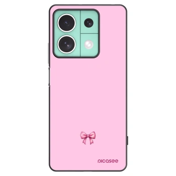 Picasee silikonový černý obal pro Xiaomi Redmi Note 13 5G - Blush bow