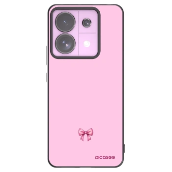 Picasee silikonový černý obal pro Xiaomi Redmi Note 13 Pro 5G - Blush bow