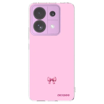 Picasee silikonový průhledný obal pro Xiaomi Redmi Note 13 Pro 5G - Blush bow