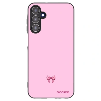 Picasee silikonový černý obal pro Samsung Galaxy A15 A155F 4G - Blush bow