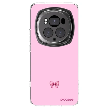 Picasee silikonový průhledný obal pro Honor Magic6 Pro - Blush bow