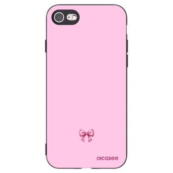Picasee silikonový černý obal pro Apple iPhone 8 - Blush bow