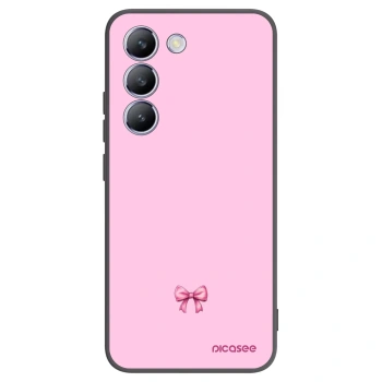 Picasee silikonový černý obal pro Vivo V40 SE 5G - Blush bow