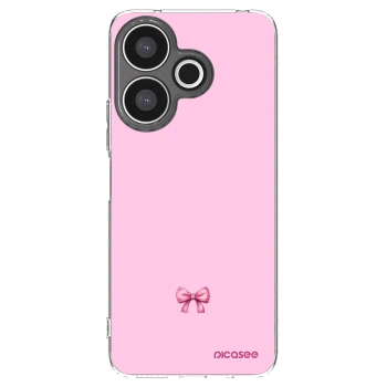 Picasee silikonový průhledný obal pro Xiaomi Redmi 13 4G - Blush bow