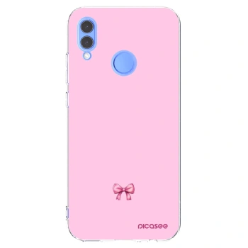 Picasee silikonový průhledný obal pro Honor 10 Lite - Blush bow
