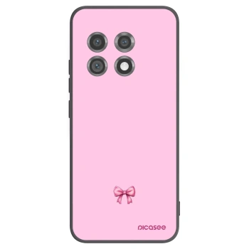 Picasee silikonový černý obal pro OnePlus 11 5G - Blush bow