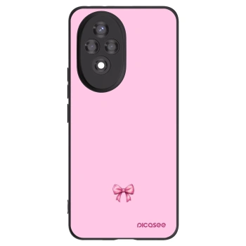 Picasee silikonový černý obal pro Honor 200 Pro 5G - Blush bow
