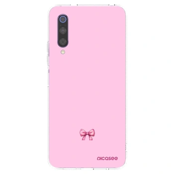 Picasee silikonový průhledný obal pro Xiaomi Mi 9 - Blush bow