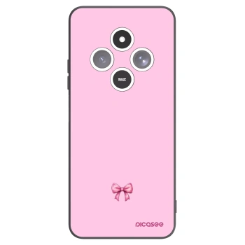 Picasee silikonový černý obal pro Xiaomi Redmi 14C - Blush bow