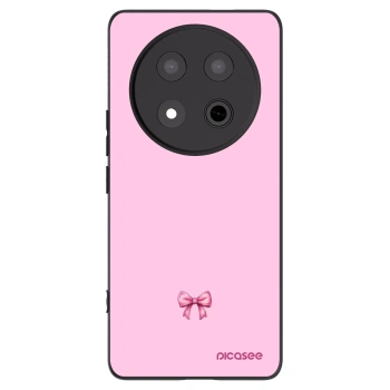 Picasee silikonový černý obal pro Honor Magic7 Lite 5G - Blush bow