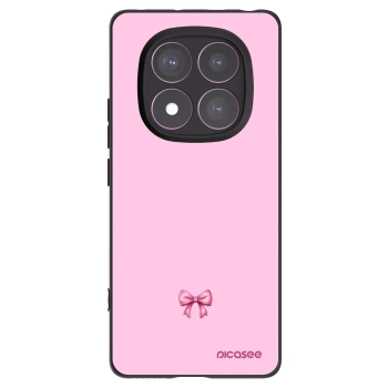 Picasee silikonový černý obal pro Xiaomi Redmi Note 14 Pro 4G - Blush bow