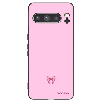 Picasee silikonový černý obal pro Google Pixel 8 Pro - Blush bow