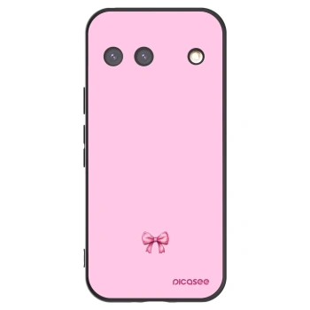 Picasee silikonový černý obal pro Google Pixel 9 - Blush bow