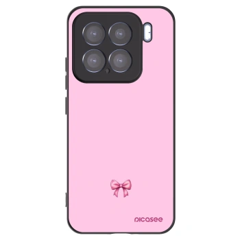 Picasee silikonový černý obal pro Xiaomi 15 - Blush bow