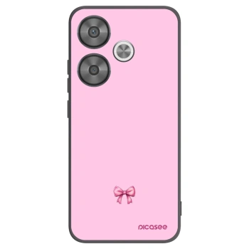 Picasee silikonový černý obal pro Xiaomi Poco F6 - Blush bow
