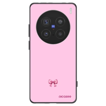 Picasee silikonový černý obal pro Vivo X200 Pro - Blush bow